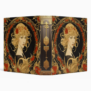 Art Nouveau Design 3-Ring Binder