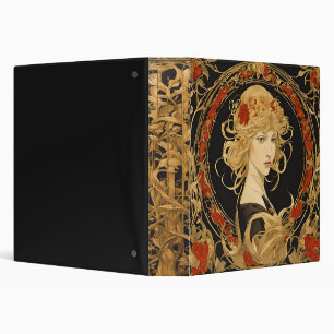 Art Nouveau Design 3-Ring Binder