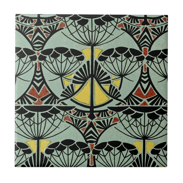 Art Nouveau Design #5 @ VictoriaShaylee Tile (Front)
