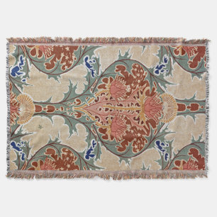 Art Nouveau Design #6 at Emporio Moffa Throw Blanket
