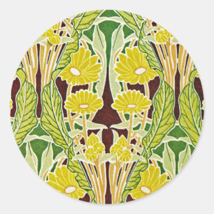 Art Nouveau Design #7 at Emporio Moffa Classic Round Sticker