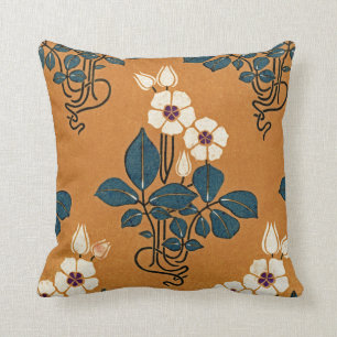 Art Nouveau Design #7 Throw Pillow