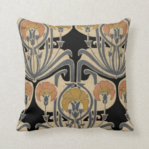 Art Nouveau Design #7 @ VictoriaShaylee Throw Pillow