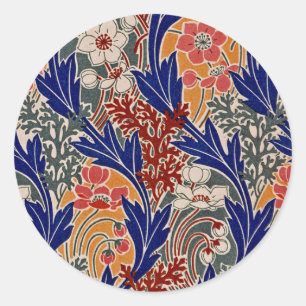 Art Nouveau Design #8 at Emporio Moffa Classic Round Sticker