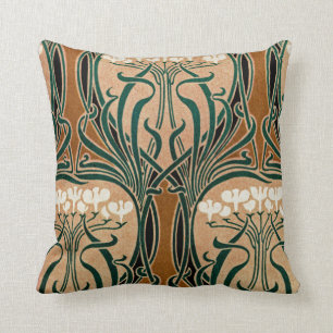 Art Nouveau Design #9 Throw Pillow