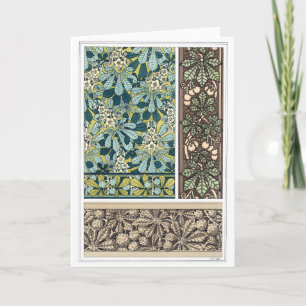 Art Nouveau Design Blank Note Card