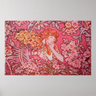 Art Nouveau design Value Poster Paper (Matte)