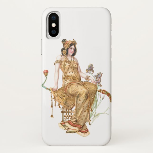 Art Nouveau Exotic Beauty from Orient Case-Mate iPhone Case (Back)