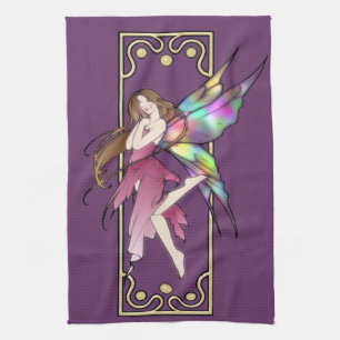 Art Nouveau Fairy Kitchen Towel