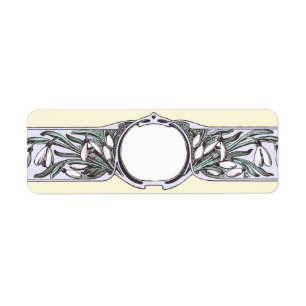 Art Nouveau Fleurs De Neige Jardin Canning