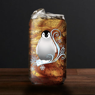 Art Nouveau Flocons de Neige Manchot Hiver Fantais