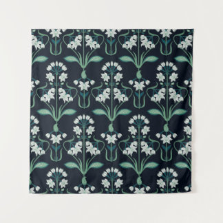 Art nouveau floral, abstract seamless pattern. tapestry