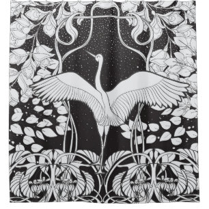 Art Nouveau: Floral Bird Illustration