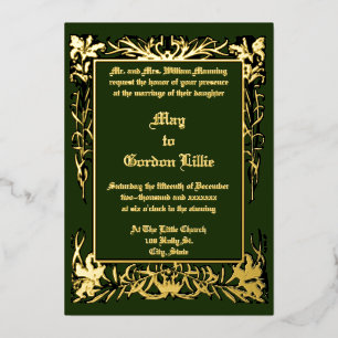 Art Nouveau Floral Border by H. Nelson Wedding