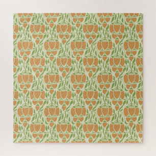 Art Nouveau: Floral Elegance Jigsaw Puzzle