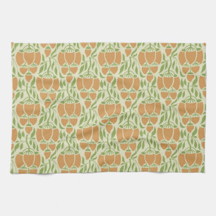 Art Nouveau: Floral Elegance Kitchen Towel
