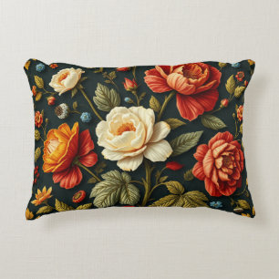 Art Nouveau Floral   - Live life in full bloom  Accent Pillow