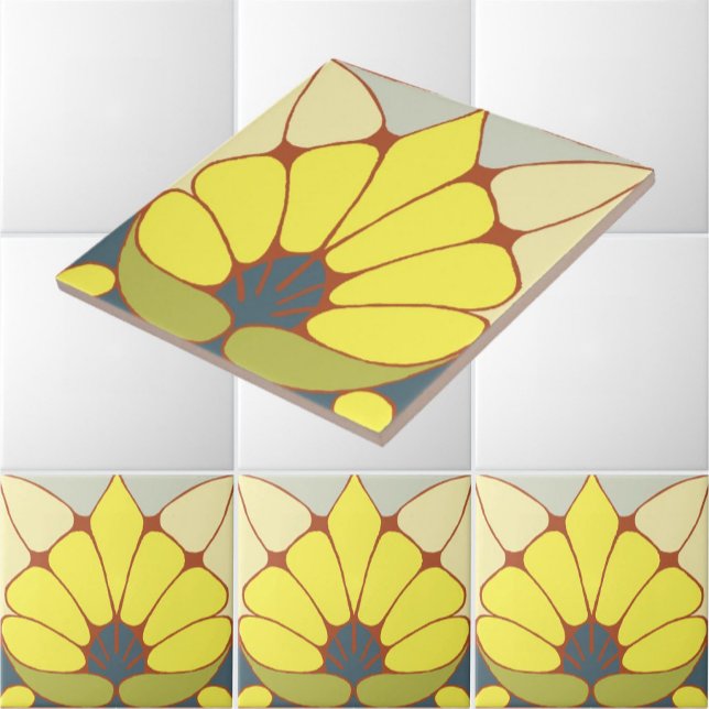 Art Nouveau Floral Pattern Frieze Tile (Creator Uploaded)