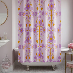 Art Nouveau Floral Soft Purple