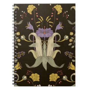 Art Nouveau Floral: Vintage Pattern Notebook