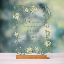 Art nouveau floral wedding