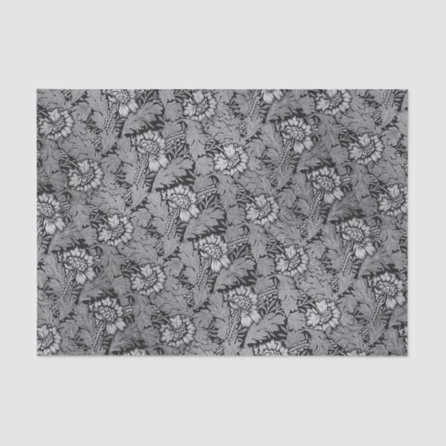 Art Nouveau Flower Design Tissue Paper (Front)