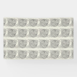 Art Nouveau Flower Floral minimalism Banner