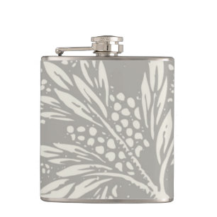 Art Nouveau Flower Floral minimalism Hip Flask