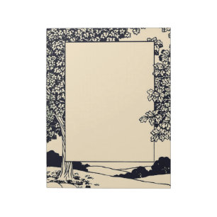 Art Nouveau Forest Notepad