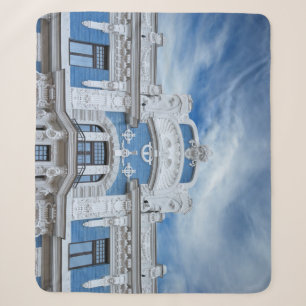 Art Nouveau Fragment: Riga's Architectural Detail Sherpa Blanket