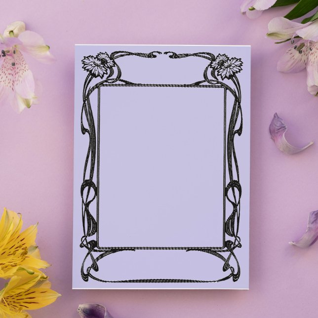 Art Nouveau frame Invitation (Creator Uploaded)