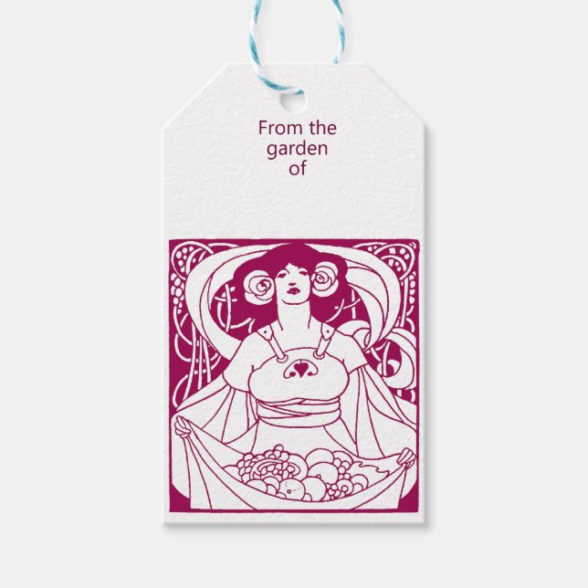 Art Nouveau Garden Label (Front)