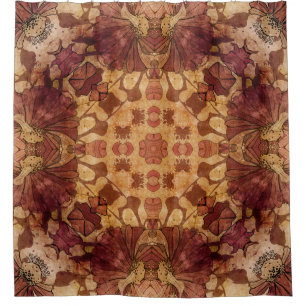Art nouveau geometric, ornamental pattern.