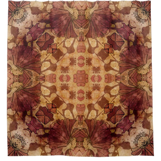 Art nouveau geometric, ornamental pattern. (Front)