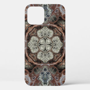 Art nouveau geometric vintage pattern iPhone 12 case
