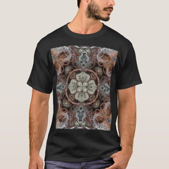 Art nouveau geometric vintage pattern  T-Shirt (Front)