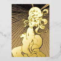 Art Nouveau Girl With Shining Star