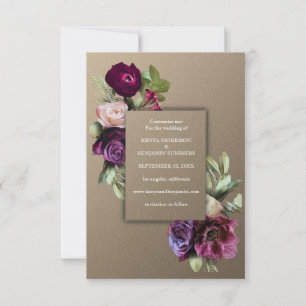 Art nouveau,gold,,art deco ,Victorian,wedding,card Invitation