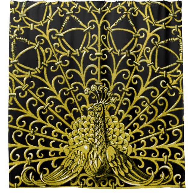 Art Nouveau Gold Peacock (Front)
