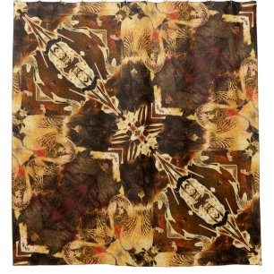 Art Nouveau: Golden Brown Vintage