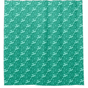 Art Nouveau Ikat - Turquoise and Aqua