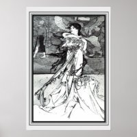 Art Nouveau "Illustration from Rama" 13 x 19