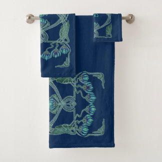 Art Nouveau Inspiration I Bathroom Towel set