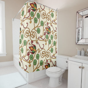 Art Nouveau-inspired floral design