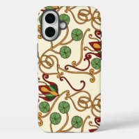 Art Nouveau-inspired floral design