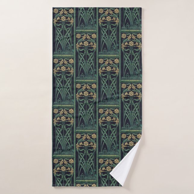 Art nouveau J.M.Barrie (Serviette de bain)