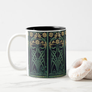 Art Nouveau J.M.Barrie  Two-Tone Coffee Mug