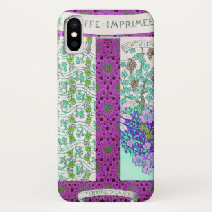 Art nouveau joseph binet Grapevine floral Case-Mate iPhone Case