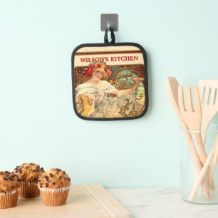 Art Nouveau Kitchen Pot Holder
