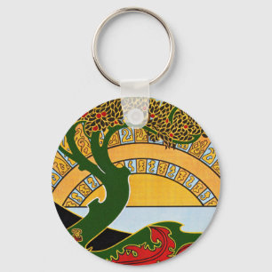 Art Nouveau - La Libre Esthetique by Combaz Keychain